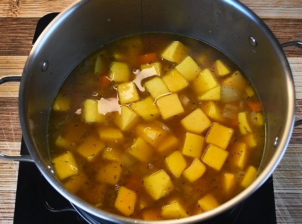 French Onion Butternut Squash Soup - Step 4